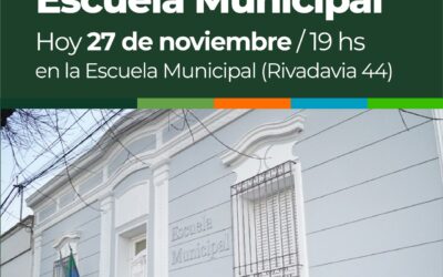 LA ESCUELA MUNICIPAL DE TRENQUE LAUQUEN REALIZA HOY (JUEVES) EL ACTO DE CIERRE DE LAS ACTIVIDADES ANUALES