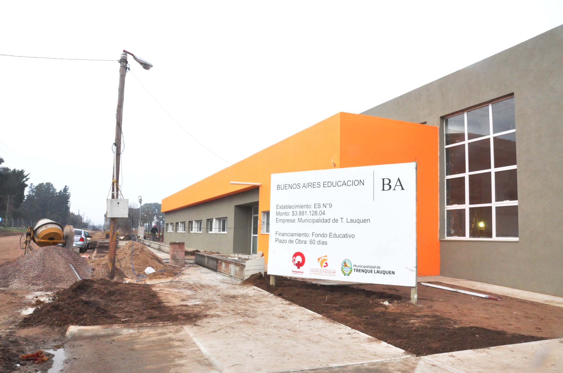 Se realizan los últimos trabajos en la Secundaria 9