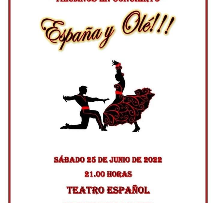 LA ESCUELA DE CANTO DE REGINA PONCE PRESENTA SU ESPECTÁCULO “ESPAÑA Y OLÉ”