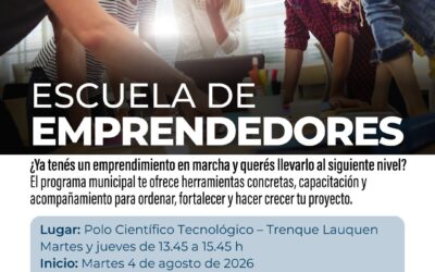 EL MUNICIPIO ABRE LA ESCUELA DE EMPRENDEDORES, UN PROGRAMA DE FORMACIÓN Y ACOMPAÑAMIENTO PARA POTENCIAR PROYECTOS EN MARCHA