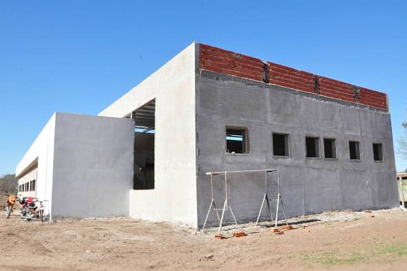 Avances en la obra de la S.B. Nº 9