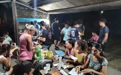 EL ESPACIO DE JÓVENES DE BERUTI CERRÓ AYER (JUEVES) LAS ACTIVIDADES DEL MES DE ENERO CON UN ASADO EN EL CLUB GIAT