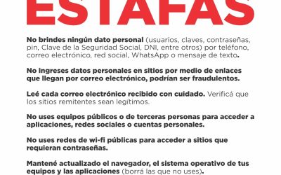 EL MUNICIPIO NO ESTÁ REALIZANDO NINGÚN LLAMADO TELEFÓNICO NI ESTÁ ENVIANDO MENSAJES DE WHATSAPP PARA EL SUPUESTO COBRO DE SUBSIDIOS