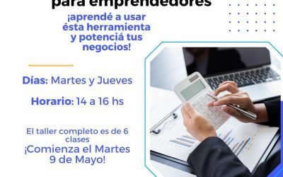 “EXCEL PARA EMPRENDEDORES”, OTRA PROPUESTA DEL POLO CIENTÍFICO TECNOLÓGICO QUE COMIENZA EL MARTES 9 DE MAYO