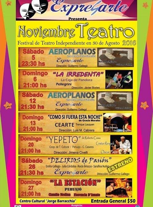 Expresarte presenta: «Noviembre en el teatro»