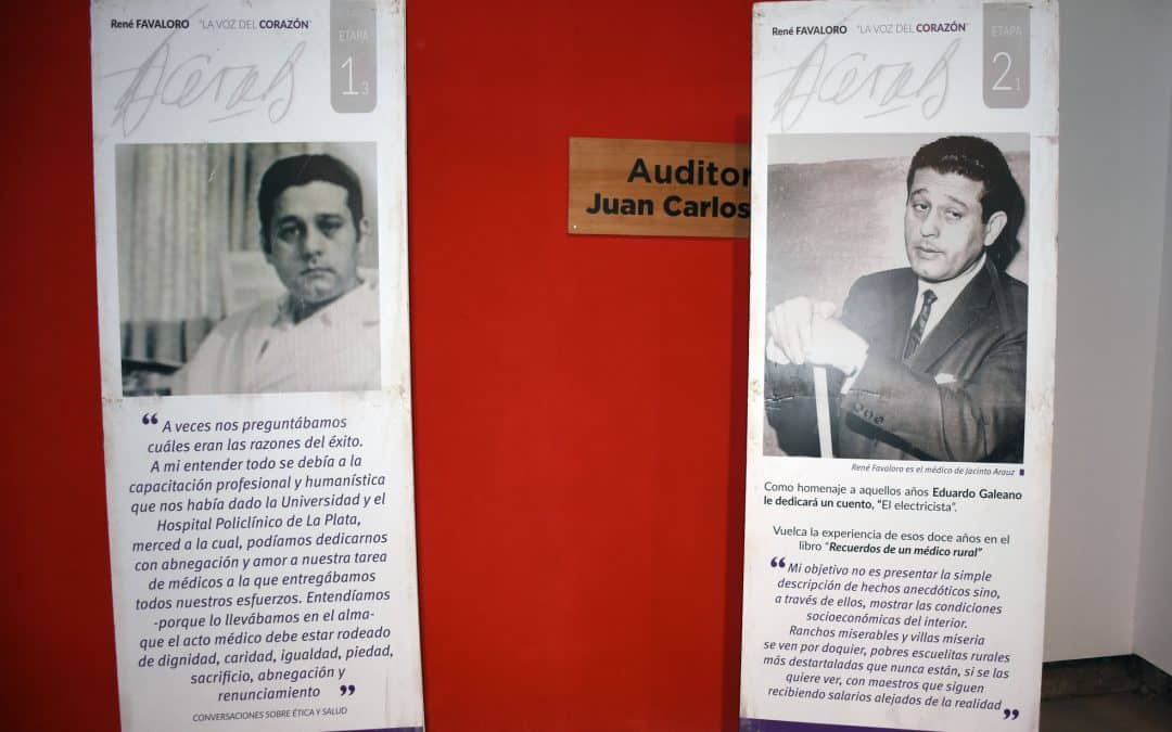 LA MUESTRA TEMPORARIA “LA VOZ DEL CORAZÓN”, EN HOMENAJE AL DR. FAVALORO, SE DESPIDE ESTE FIN DE SEMANA DEL MUSEO DE ARTE MURAL