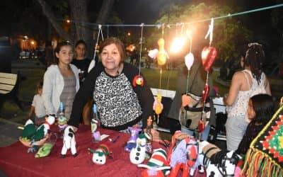 Se realizó una feria de artesanos y pase de comidas