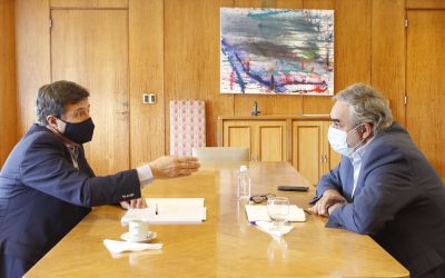 ENCUENTRO DEL INTENDENTE MIGUEL FERNÁNDEZ CON EL MINISTRO DE DESARROLLO SOCIAL DANIEL ARROYO POR EL PLAN “POTENCIAR TRABAJO”