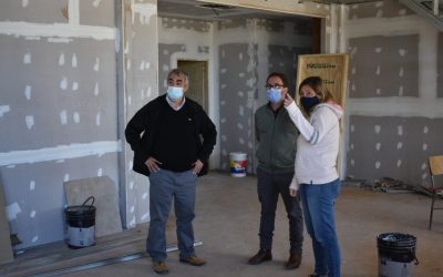 TREINTA DE AGOSTO: EL INTENDENTE FERNÁNDEZ RECORRIÓ LAS OBRAS DEL CENTRO CÍVICO, CEF Nº 81, CENTRO CULTURAL URBANO Y GUARDIA DEL HOSPITAL DR. EGUIGUREN