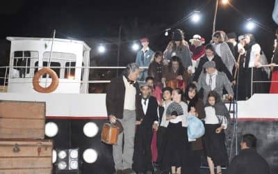 LA FIESTA DEL INMIGRANTE CONTÓ CON UN PATIO DE COMIDAS TÍPICAS, UN ESPECTÁCULO MASIVO Y UN EXCELENTE MARCO DE PÚBLICO