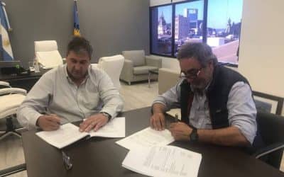 CONVENIO POR OCHO MILLONES DE PESOS PARA LA SEGUNDA ETAPA DEL PLAN DE DESAGUES DE TREINTA DE AGOSTO