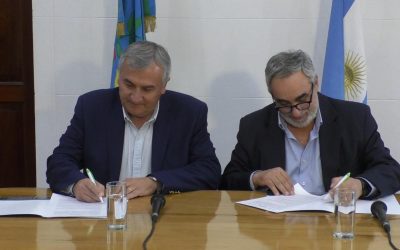EL INTENDENTE FERNÁNDEZ Y EL GOBERNADOR GERARDO MORALES FIRMARON HOY (VIERNES) EL CONVENIO DE COLABORACIÓN PARA EL ESTUDIO Y PRODUCCIÓN DE CANNABIS