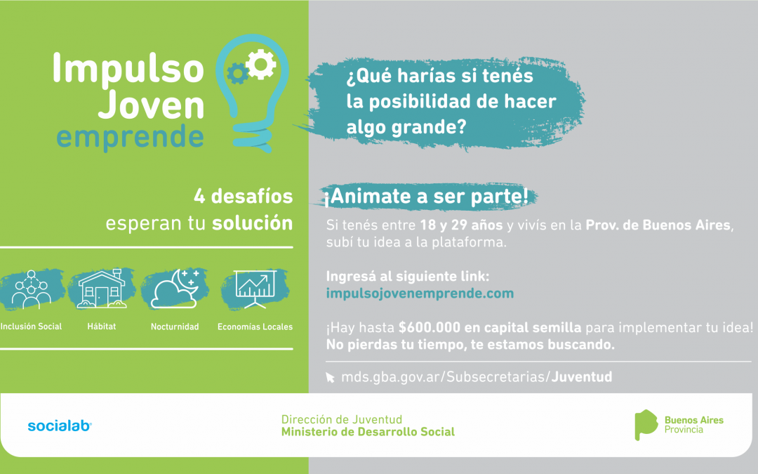 La Municipalidad trabaja junto a la Provincia en el programa Impulso Joven Emprende