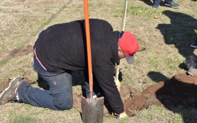 LA CAMPAÑA DE FORESTACIÓN EN LOS BARRIOS CUMPLIÓ SU PRIMERA ETAPA CON GRAN CANTIDAD DE FRENTISTAS QUE SE SUMARON A LA PROPUESTA
