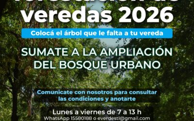 CAMPAÑA DE ARBOLADO 2026: ÚLTIMA SEMANA PARA INSCRIBIRSE Y SOLICITAR LA FORESTACIÓN DE VEREDAS