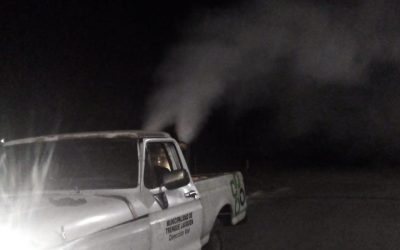 SIGUEN LOS TRABAJOS DE FUMIGACIÓN CONTRA LOS MOSQUITOS EN DISTINTOS SECTORES DE LA CIUDAD