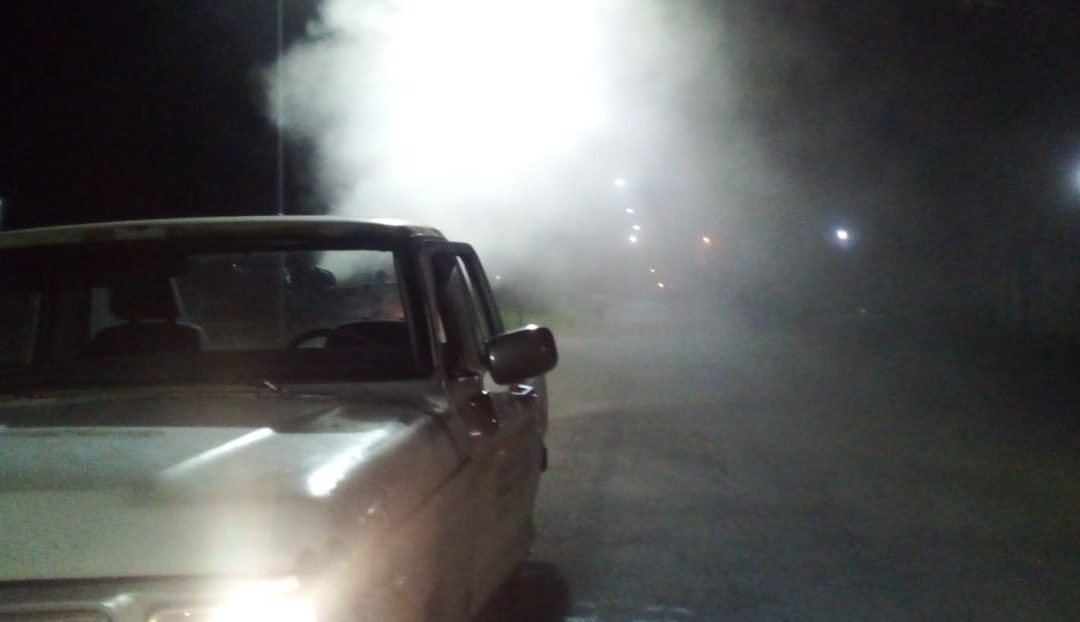 PERSONAL DE HIGIENE URBANA SIGUE FUMIGANDO EN DISTINTOS PARQUES, ACCESOS, BARRIOS Y CALLES DE LA PLANTA URBANA DE TRENQUE LAUQUEN