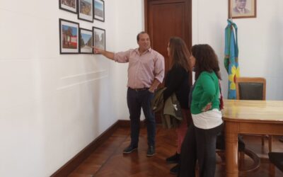 EL INTENDENTE FRANCISCO RECOULAT RECIBIÓ HOY (MIÉRCOLES) A LAS REPRESENTANTES DEL PROGRAMA PROVINCIAL “PUEBLOS TURÍSTICOS”, TRAS LA VISITA A BERUTI