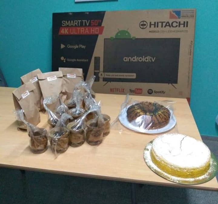 LA FUNDACIÓN GESTOS DONÓ UN SMART TV AL HOGAR DE ANCIANOS “LUIS ALBERTO CÓRDOBA” DE TREINTA DE AGOSTO