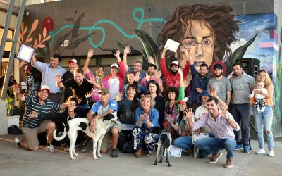 RECORRIDA POR LAS OBRAS, ENTREGA DE CERTIFICADOS Y ELOGIOS PARA EL TRABAJO DE LOS MURALISTAS EN EL CIERRE DEL “V ENCUENTRO NACIONAL DE ARTE MURAL”
