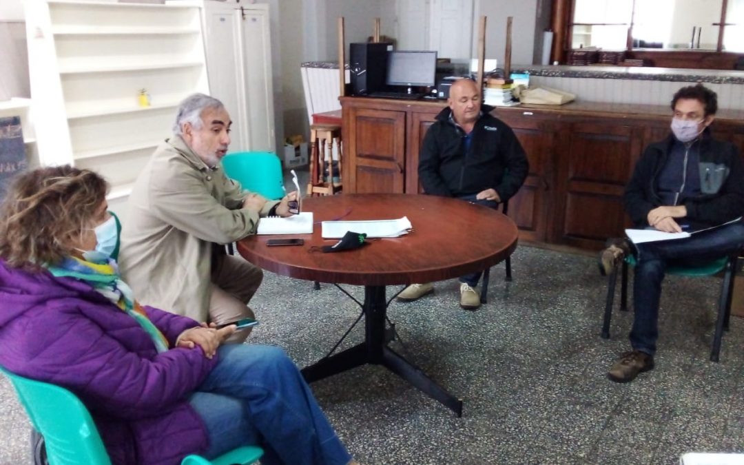 EL INTENDENTE FERNÁNDEZ COMPARTIÓ UNA REUNIÓN DE GABINETE EN BERUTI Y JUNTO AL DELEGADO AVANZARON SOBRE TAREAS A REALIZARSE