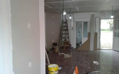 Garré: Obras en la Escuela Municipal, cordón cuneta e iluminación