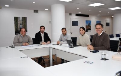 EL INTENDENTE FRANCISCO RECOULAT MANTUVO HOY EN LA PLATA UNA AGENDA DE TRABAJO CON EL MINISTRO GABRIEL KATOPODIS POR OBRAS Y PROYECTOS ESTRATÉGICOS PARA EL DISTRITO