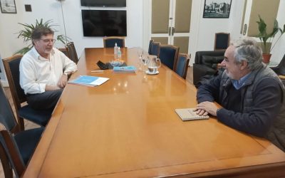 CON AMPLIA AGENDA, EL INTENDENTE SE REUNIÓ CON EL VICEMINISTRO DE GABINETE Y EL MINISTRO DE EDUCACIÓN DE LA PROVINCIA