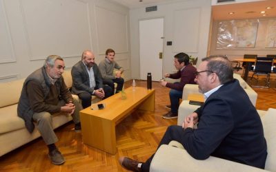 REUNIÓN DEL INTENDENTE FERNÁNDEZ CON EL MINISTRO NARDINI PARA AVANZAR EN LA GESTIÓN DE OBRAS PARA EL DISTRITO