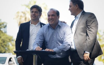 GESTIONES DEL INTENDENTE EN LA PLATA: FIRMA POR EL FONDO DE SEGURIDAD Y REUNIONES CON FUNCIONARIOS PROVINCIALES