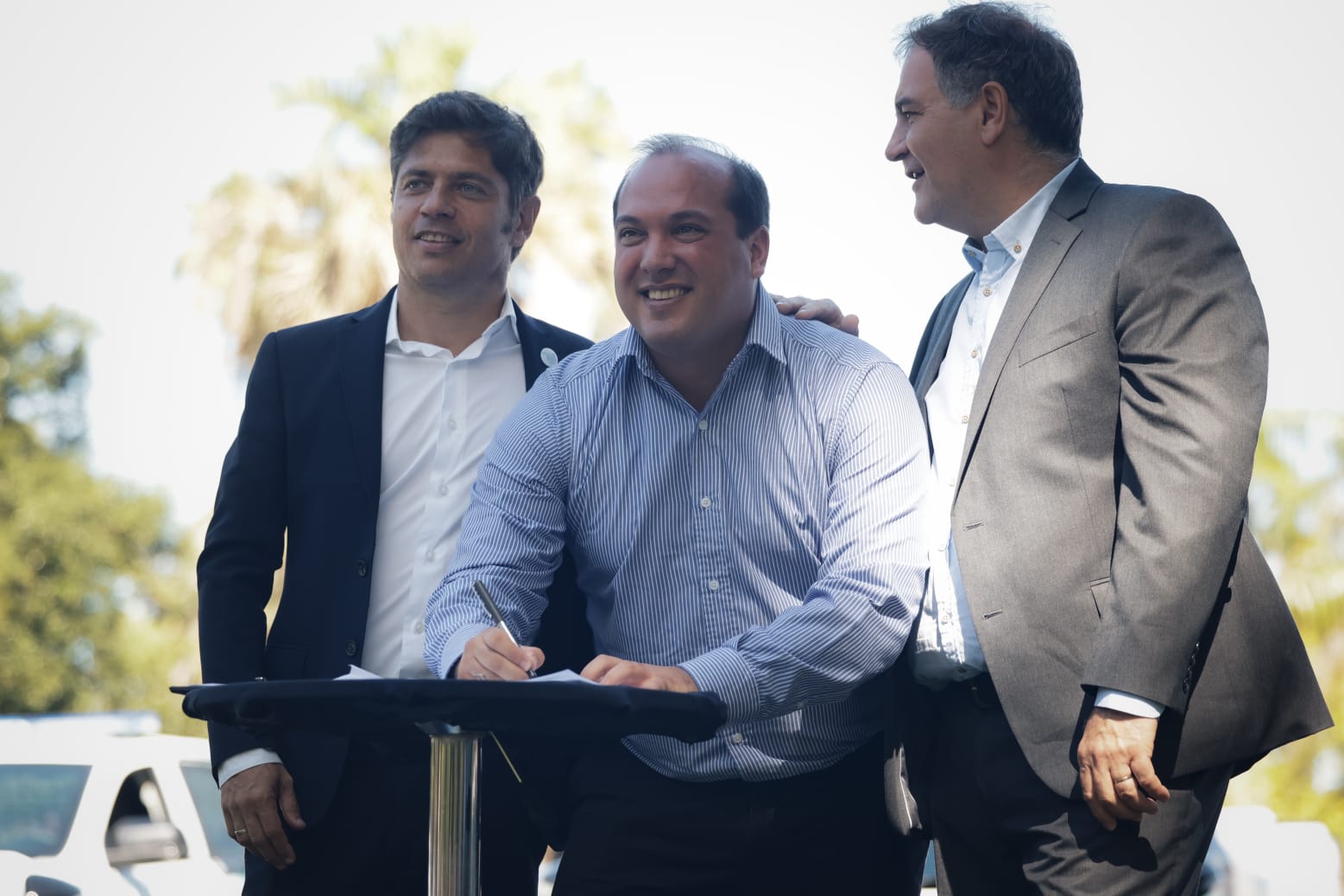 GESTIONES DEL INTENDENTE EN LA PLATA: FIRMA POR EL FONDO DE SEGURIDAD Y ...