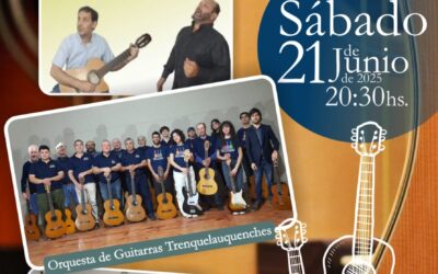 GUITARRAS EN CONCIERTO, ESTE SÁBADO (21) EN LA BIBLIOTECA PÚBLICA RIVADAVIA CON LA PARTICIPACIÓN DE VARIOS ARTISTAS