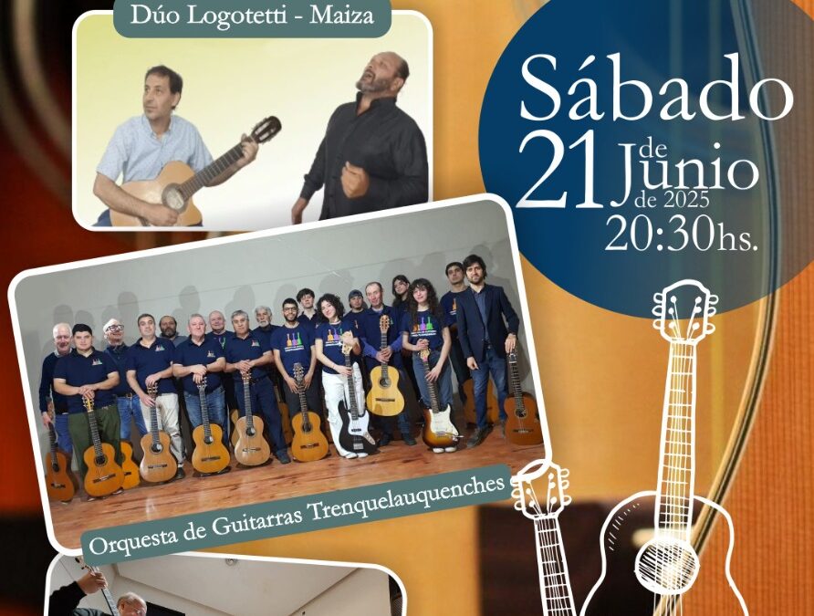 GUITARRAS EN CONCIERTO, ESTE SÁBADO (21) EN LA BIBLIOTECA PÚBLICA RIVADAVIA CON LA PARTICIPACIÓN DE VARIOS ARTISTAS