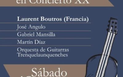 GUITARRAS EN CONCIERTO TENDRÁ SU XX EDICIÓN ESTE SÁBADO (18) EN LA BIBLIOTECA PÚBLICA RIVADAVIA
