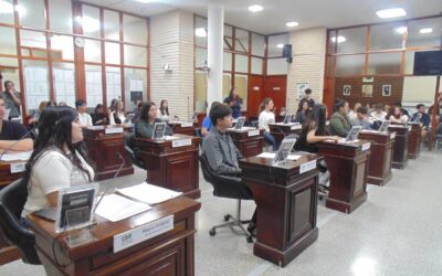 EL INTENDENTE FRANCISCO RECOULAT PARTICIPÓ DE LA SESIÓN PREPARATORIA DEL CONCEJO DELIBERANTE JUVENIL EN SU 20º ANIVERSARIO