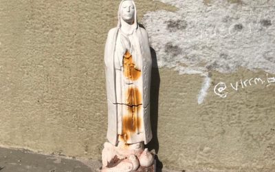 FUE HALLADA LA ESTATUILLA DE LA VIRGEN QUE SEGÚN LA LEYENDA HABÍA SIDO COLOCADA EN EL INTERIOR DEL ANTIGUO EMPLAZAMIENTO DEL MONUMENTO AL GRAL. SAN MARTÍN