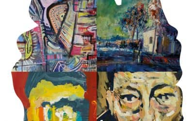 HEMISFERIOS EN EL TIEMPO, UNA MUESTRA PICTÓRICA QUE SU AUTOR PROPONE RECORRER COMO PASAJEROS DE UN TREN