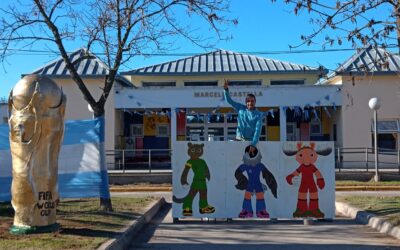 EL HOGAR CASTELLA INAUGURÓ LA TEMPORADA MUNDIALISTA CON UNA COLORIDA PROPUESTA PARA LA COMUNIDAD