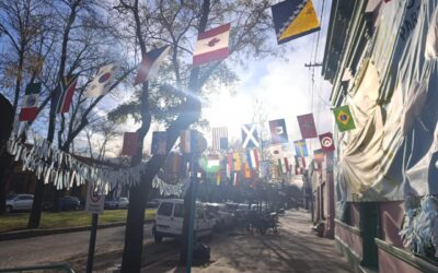 EL HOGAR MUNICIPAL CUMEN CHE SE SUMA AL CLIMA MUNDIALISTA
