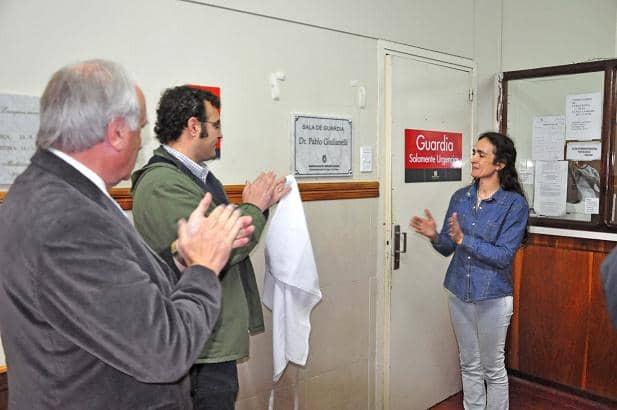 Se impuso el nombre de “Dr. Pablo Giulianelli” a la Sala de Guardia