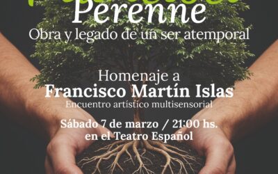 HOMENAJE AL POETA LOCAL FRANCISCO ISLAS, ESTE SÁBADO (7) EN EL TEATRO ESPAÑOL
