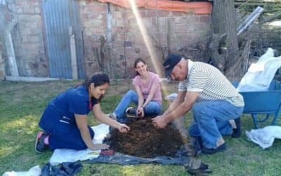 LA HUERTA DEL CAPS AMEGHINO DIO SU PRIMERA COSECHA