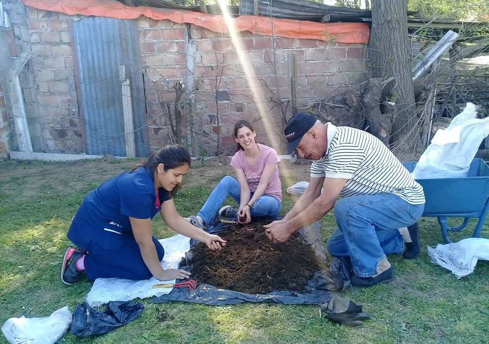 LA HUERTA DEL CAPS AMEGHINO DIO SU PRIMERA COSECHA