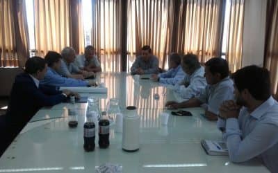 Intendentes se reunieron con autoridades de Camuzzi
