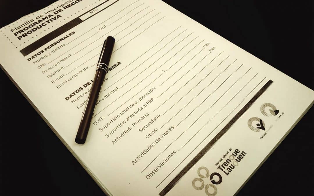 Abierta la inscripción para el Programa de Reconversión Productiva