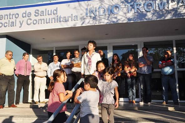 Se inauguró la obra en el Centro Indio Trompa