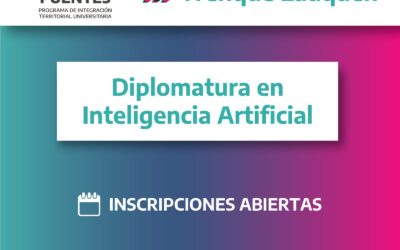 EL MUNICIPIO ABRIÓ LA INSCRIPCIÓN A LA DIPLOMATURA EN INTELIGENCIA ARTIFICIAL