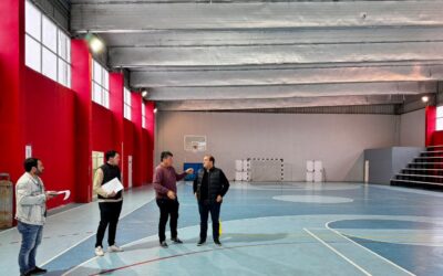 EL INTENDENTE FRANCISCO RECOULAT EN BERUTI: PLAN DE MEJORAS PARA EL POLIDEPORTIVO