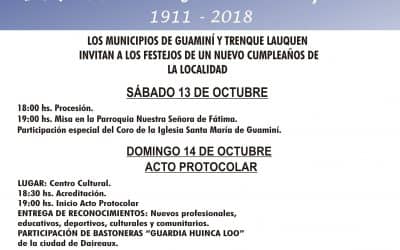 EN SU 107° ANIVERSARIO, GARRE INAUGURARA EL DOMINGO LA OBRA “EL TRIANGULO DEL HILO”