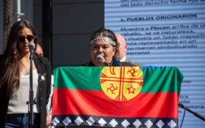 ISABEL ARAUJO Y ANAHÍ MANSILLA DE LA COMUNIDAD MAPUCHE TEHUELCHE CACIQUE PINCÉN PUSIERON EN VALOR LA MEMORIA, EL DIÁLOGO Y LA CONSTRUCCIÓN COLECTIVA EN EL 150° ANIVERSARIO